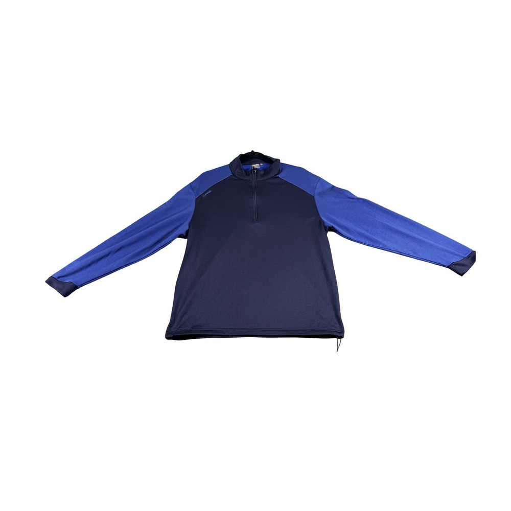 PING Sensorwarm Mens XL Quarter Zip Fleece Pullover Golf Top Navy Blue P03276